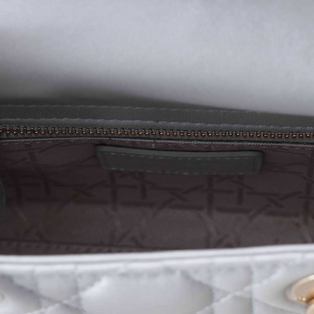 CHRISTIAN DIOR(USED)크리스찬디올 램스킨 레이디디올 미니